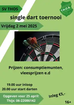 Single darttoernooi - Sportvereniging THOS Beerta