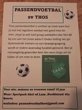 Nieuw elftal - Sportvereniging THOS Beerta